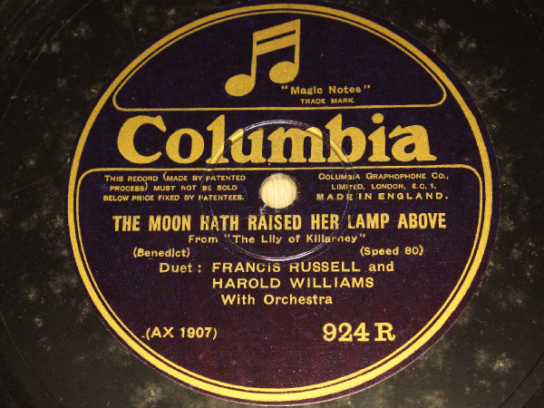 last ned album Francis Russell And Harold Williams - The Moon Hath Raised Her Lamp Above Excelsior