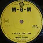Cover of I Walk The Line/I'm Gonna Be Warm This Winter, 1963, Vinyl