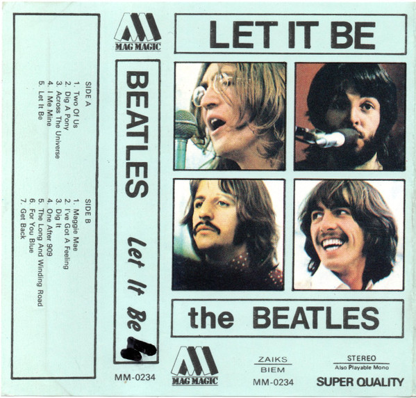 The Beatles – Let It Be (Black shell, Cassette) - Discogs