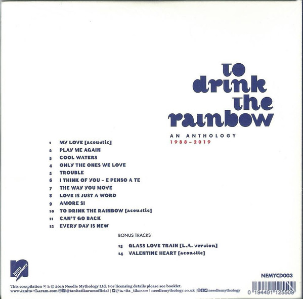 baixar álbum Download Tanita Tikaram - To Drink The Rainbow An Anthology 19882019 album