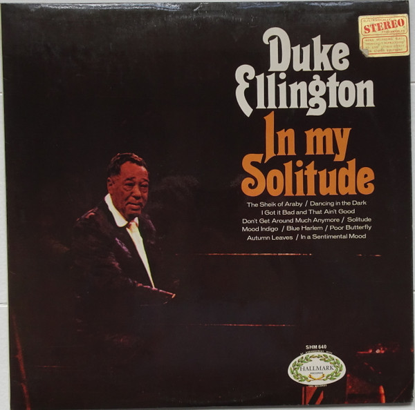 Обложка конверта виниловой пластинки Duke Ellington - In My Solitude