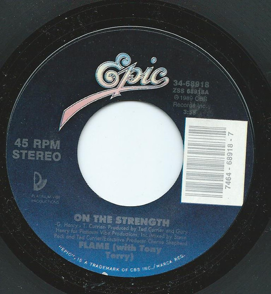 Flame With Tony Terry - On The Strength | Releases | Discogs