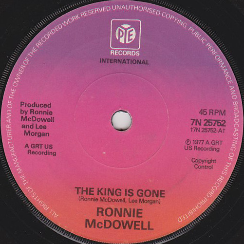 Ronnie McDowell – The King Is Gone / Walking Through Georgia In