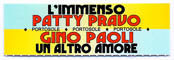 baixar álbum Patty Pravo Gino Paoli - LImmenso Un Altro Amore