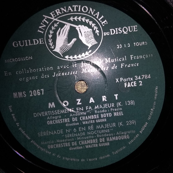 télécharger l'album Mozart, L'Orchestre De Chambre Boyd Neel, L'Orchestre De Chambre De Hambourg, Walter Goehr - Sérénades De Salzbourg Trois Divertissements K136 K137 K138 Serenade Nocturne K239