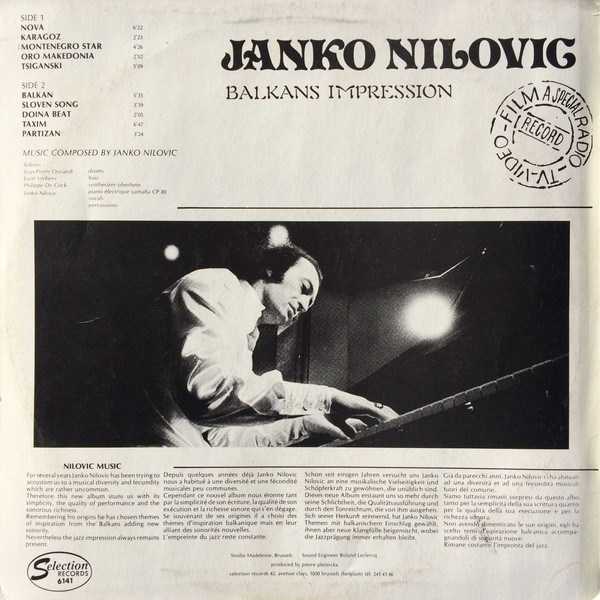 baixar álbum Janko Nilovic - Balkans Impression