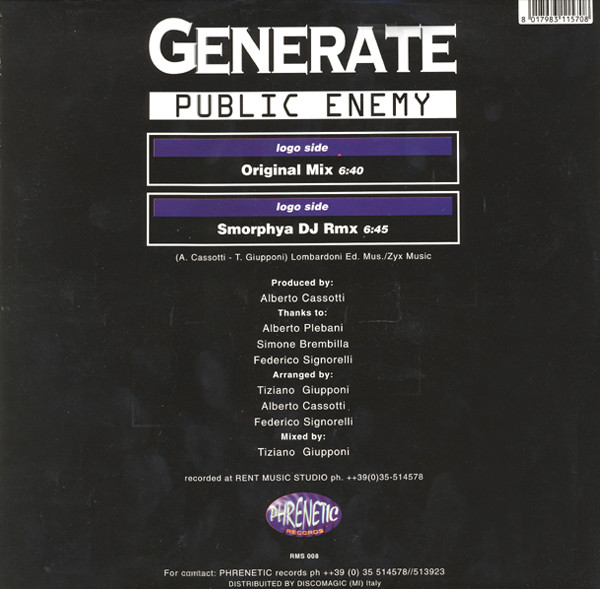 lataa albumi Generate - Public Enemy