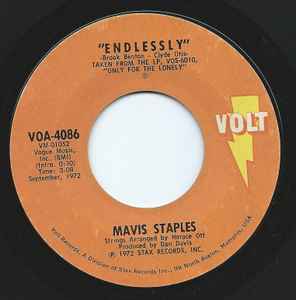 Mavis Staples - Endlessly / Don't Change Me Now album cover