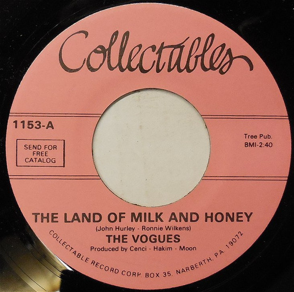 descargar álbum The Vogues - The Land Of Milk And Honey