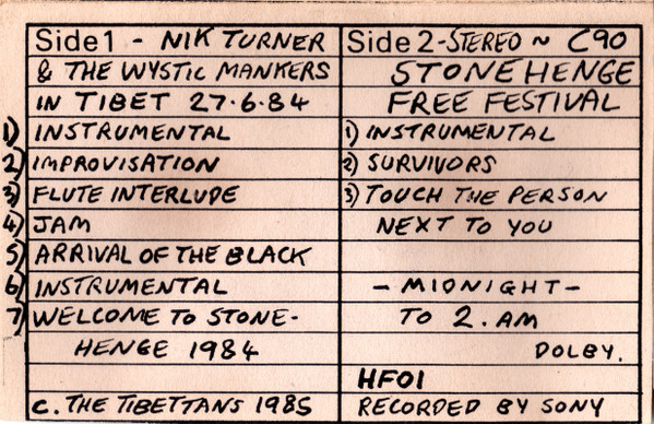 descargar álbum The Wystic Mankers - 1984 Stonehenge Fest