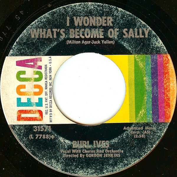Album herunterladen Burl Ives - I Wonder Whats Become Of Sally