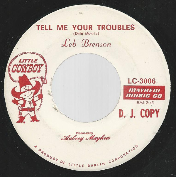 télécharger l'album Leb Brenson - Tell Me Your Troubles