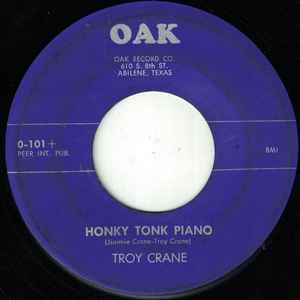 Troy Crane - Honky Tonk Piano / Ring On Your Finger album cover