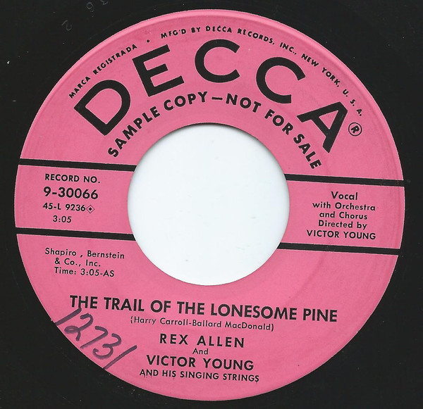ladda ner album Rex Allen And Victor Young And His Singing Strings - Nothin To Do