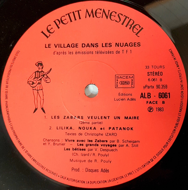 Album herunterladen Christophe Izard - Le Village Dans Les Nuages 3 Aventures Des Zabars
