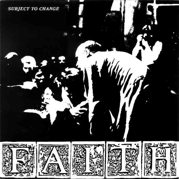 Faith – Subject To Change (1983, Blue Translucent, Vinyl) - Discogs