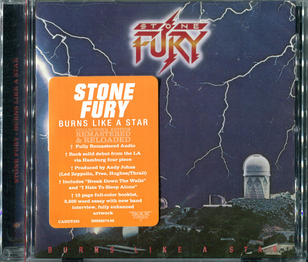 Stone Fury – Burns Like A Star (2017