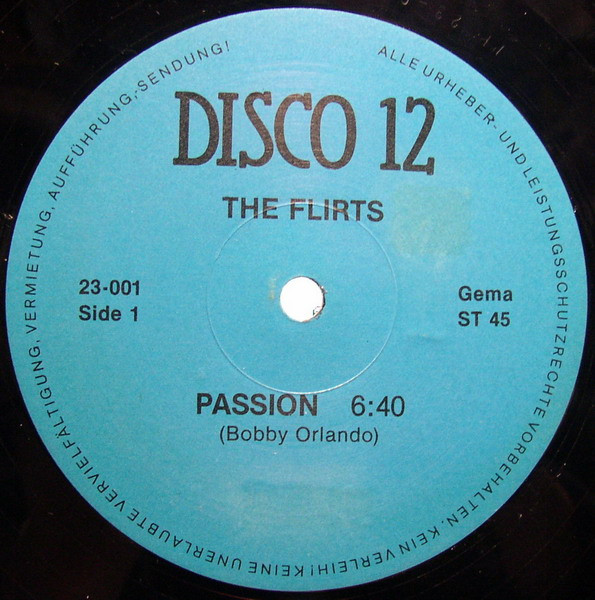 baixar álbum The Flirts - Passion Calling All Boys
