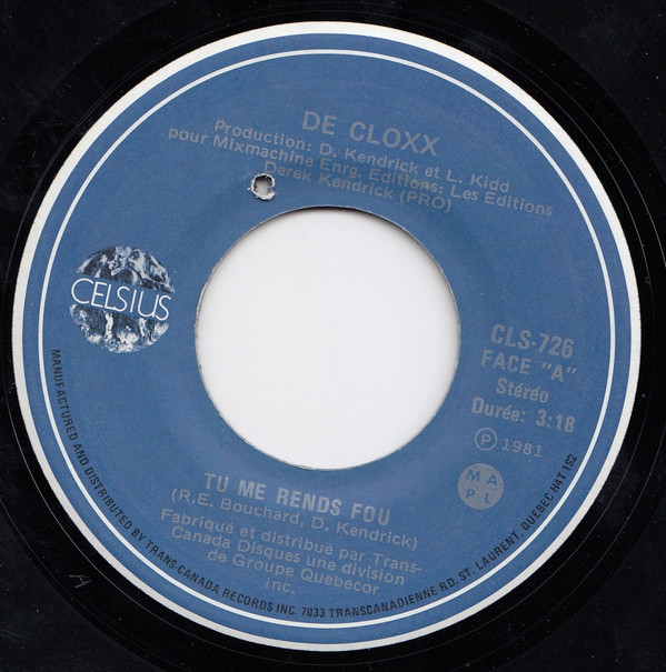 last ned album De Cloxx - Tu Me Rends Fou