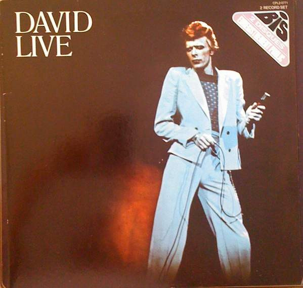 David Bowie – David Live (1974, Orange labels, Gatefold sleeve