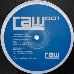 Guy McAffer - RAW 001 album cover