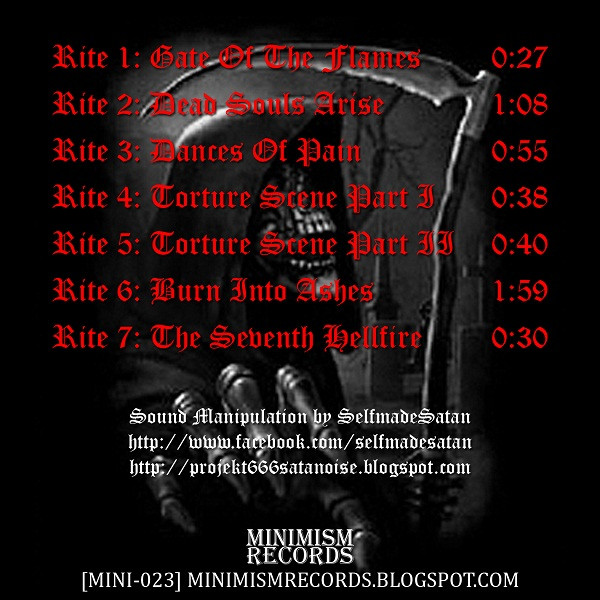 last ned album PROJEKT666SATANOISE - Dark Hellish Ritual