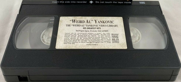 ladda ner album Weird Al Yankovic - The Weird Al Yankovic Video Library His Greatest Hits