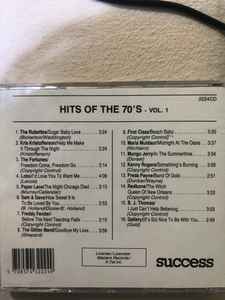Various - Hits Of The 70's - Vol. 1 album cover