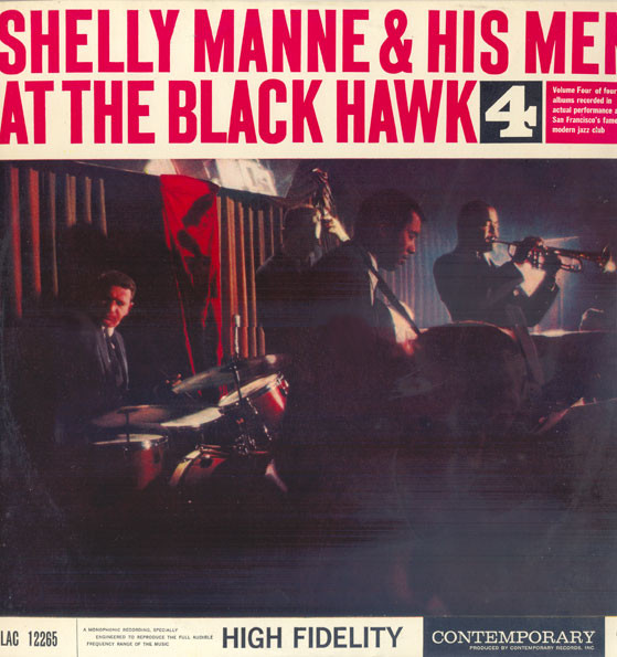 Shelly Manne & His Men – At The Black Hawk, Vol. 4 (1960, Vinyl