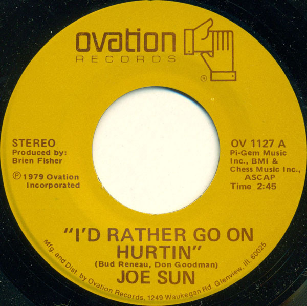 ladda ner album Joe Sun - Id Rather Go On Hurtin