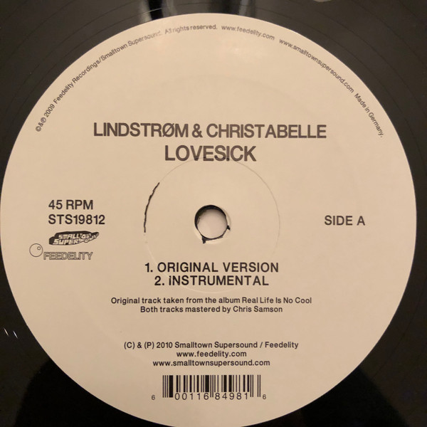 ladda ner album Lindstrøm & Christabelle - Lovesick