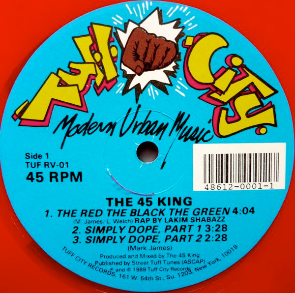 The 45 King – The Red The Black The Green (1989, Red, Vinyl