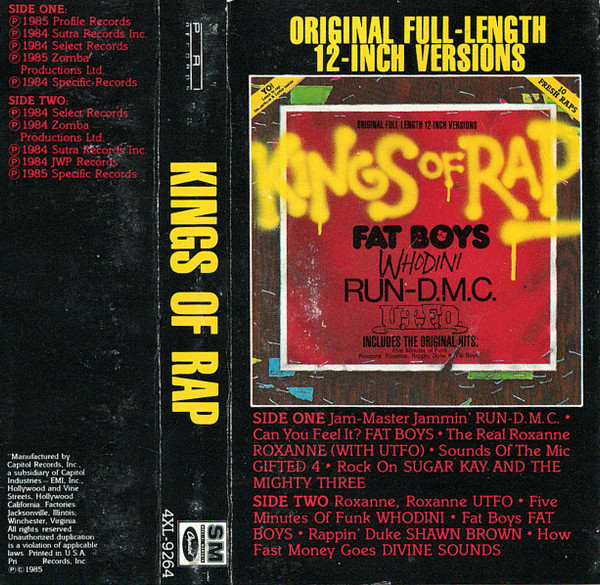 Kings Of Rap (1985, Cassette) - Discogs