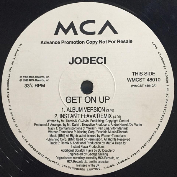 Jodeci – Get On Up (1996, CD) - Discogs