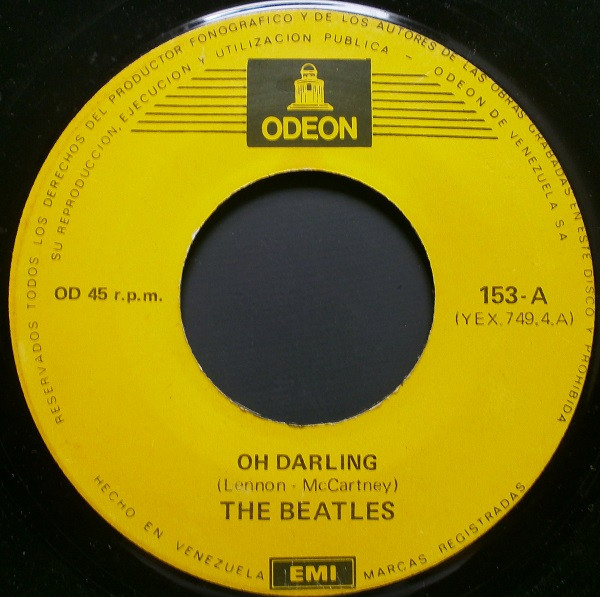 last ned album The Beatles - Oh Darling Juntense Come Together