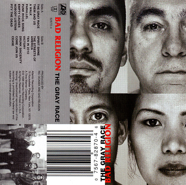 Bad Religion – The Gray Race (1996, Gray Marbled, Vinyl) - Discogs
