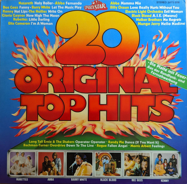 Обложка конверта виниловой пластинки Various - 20 Original Top Hits