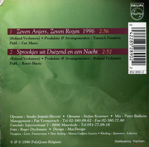 baixar álbum Willy Sommers - Zeven Anjers Zeven Rozen 1996