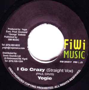Yogie - I Go Crazy album cover