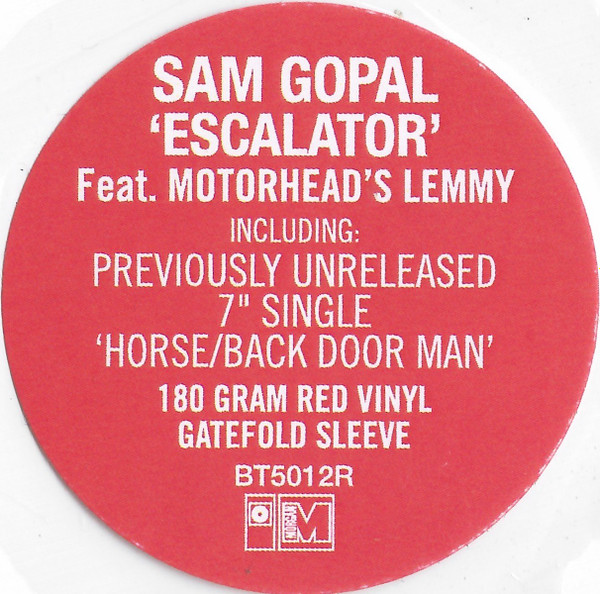 SAM GOPAL COLD EMBRACE UK盤