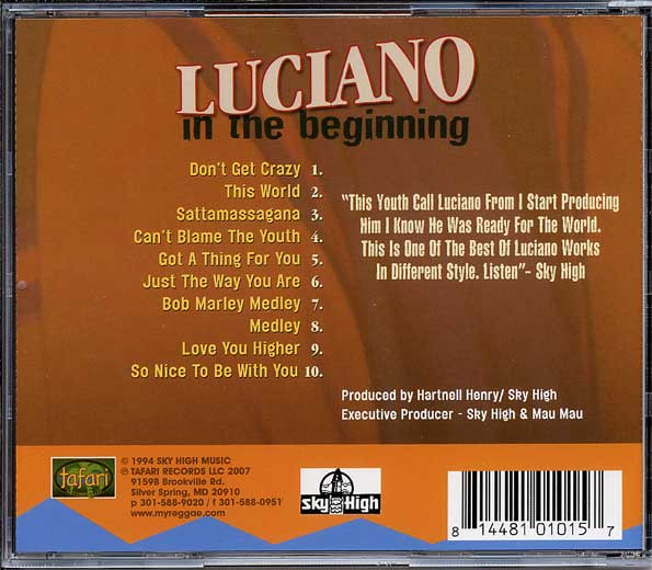 baixar álbum Luciano - In The Beginning