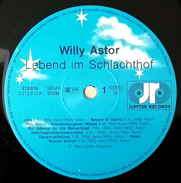 lataa albumi Willy Astor - Lebend Im Schlachthof