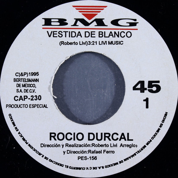Rocio Durcal – Vestida De Blanco (1995, Vinyl) - Discogs