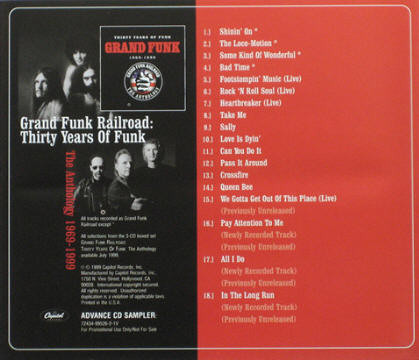 Grand Funk Railroad – Thirty Years Of Funk: The Anthology 1969 