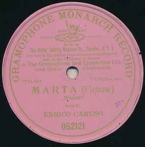 Enrico Caruso Martha M appari 1906 Shellac Discogs