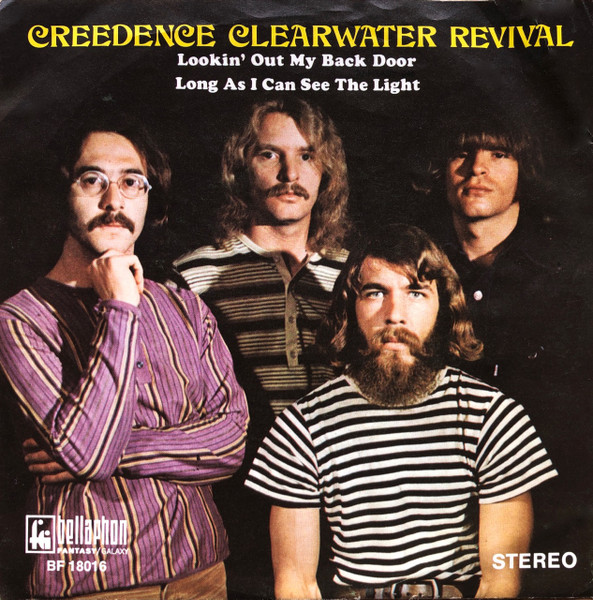 Creedence Clearwater Revival – Lookin' Out My Back Door / Long Can See Light (1970, - Discogs