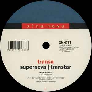 Portada de album Transa - Supernova | Transtar