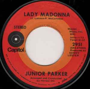 Little Junior Parker - Lady Madonna / Tomorrow Never Knows album cover