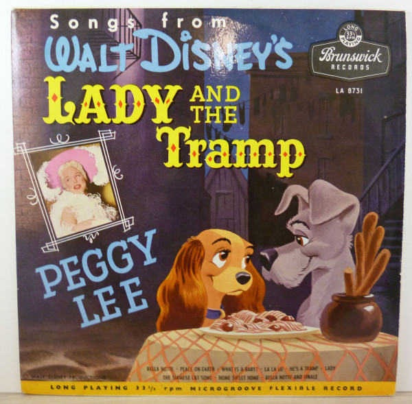 Peggy Lee – Songs From Walt Disney's Lady And The Tramp (1956, Vinyl) -  Discogs