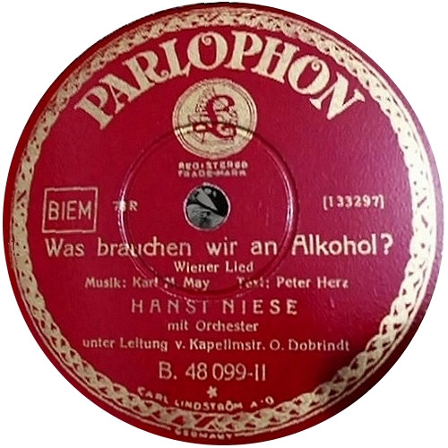 baixar álbum Hansi Niese - Ich Setz Mir Eine Rosenrote Brille Auf Was Brauchen Wir An Alkohol